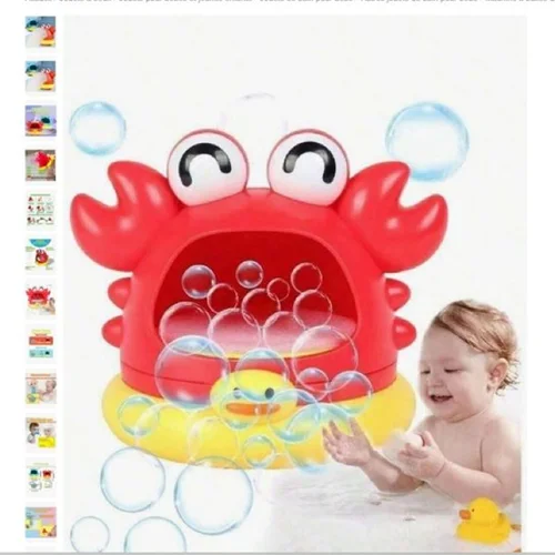jouet de bain - machine à bulle crabe