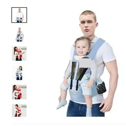 JIADUN — Porte bébé ergonomique sac à dos infantile bébé hipseat transporteur face avant