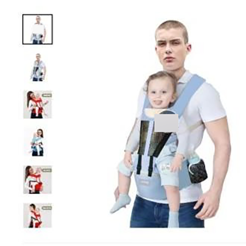JIADUN — Porte bébé ergonomique sac à dos infantile bébé hipseat transporteur face avant