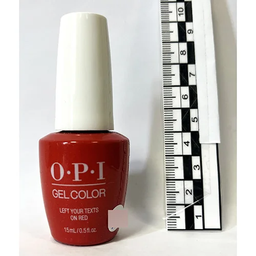 OPI — Gel Color - Left Your Texts On Red