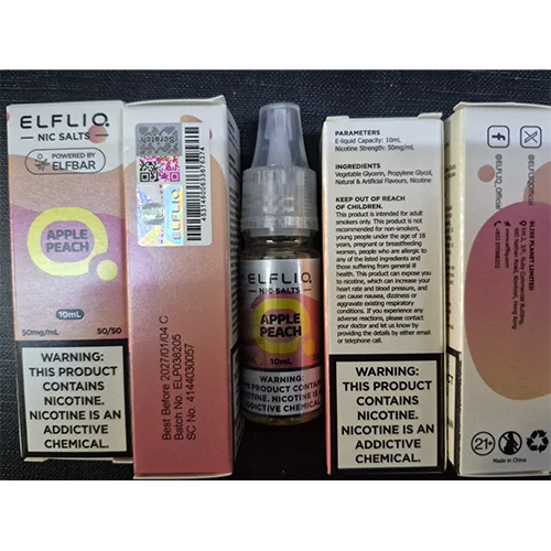 ELFLIQ — NIC SALTS, POWERED BY ELFBAR