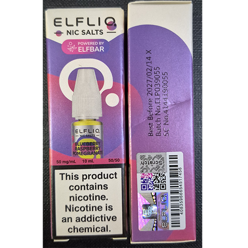ELFLIQ — NIC SALTS, POWERED BY ELFBAR