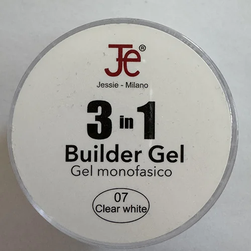 Je - Jessie Milano — 3 in 1 Builder Gel - 7 Clear White