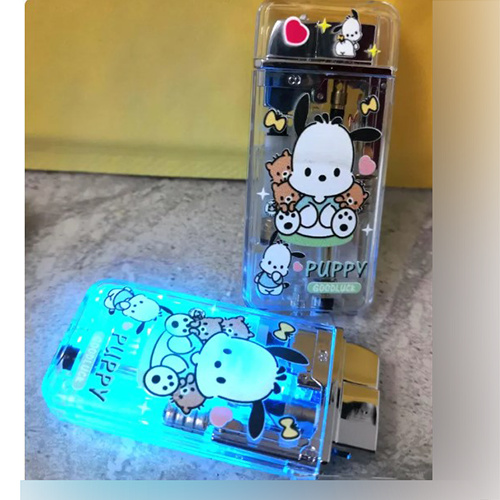 LED blinking lighter Good Luck Puppy
