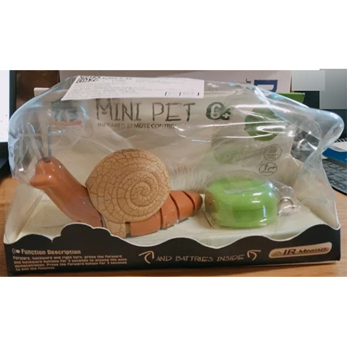 ZF — Mini Pet Remote Control Snail Toy