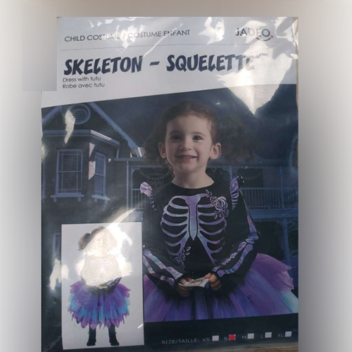 Jadeo — Déguisement squelette - Robe avec tutu