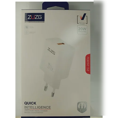 ZUZG — Quick Intelligence Single Port Travel Charger