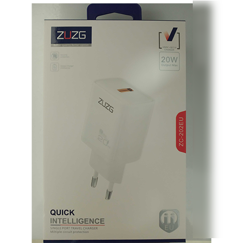 ZUZG — Quick Intelligence Single Port Travel Charger