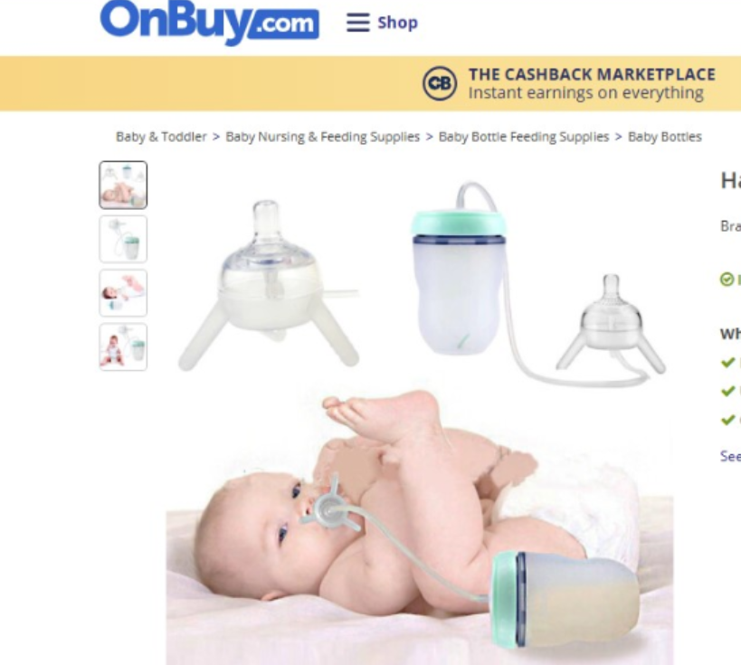 Dongguan Mumiy Technology Industry Co Ltd — Colobyby Baby Self Feeding Bottle
