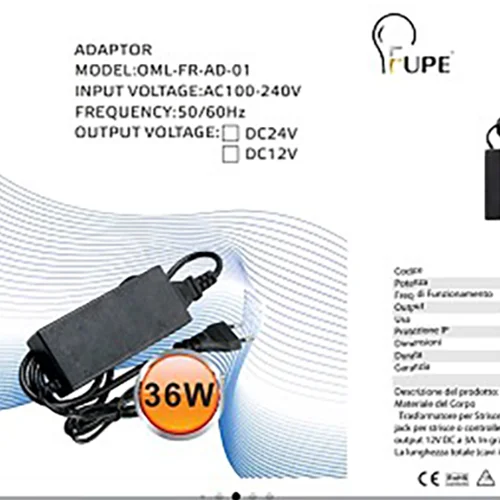 FUPE — Alimentation Transformateur 12V 36 W