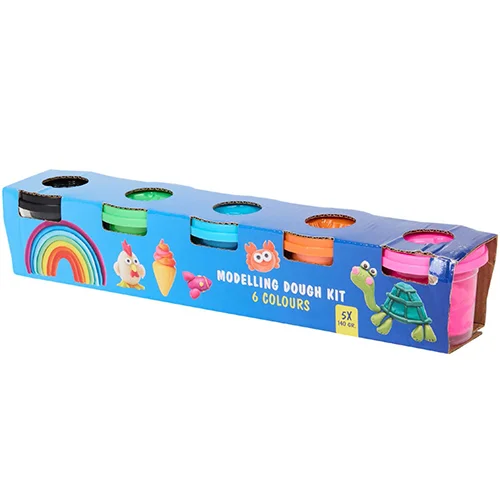 Modelling Dough Kit - 5 Colours