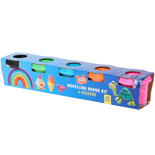 Modelling Dough Kit - 5 Colours