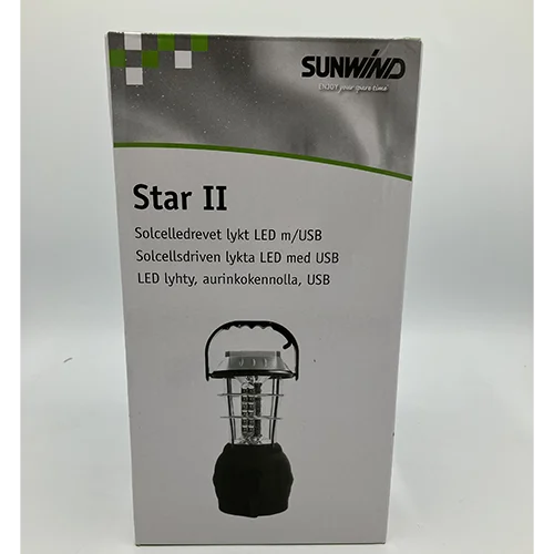 Sunwind — Solcellsdriven lykta