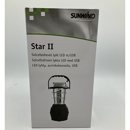 Sunwind — Solcellsdriven lykta